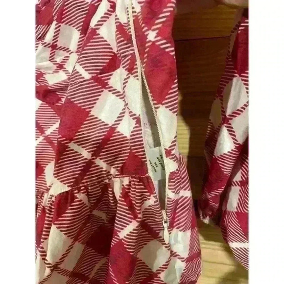 Rahi Red/White Plaid Blossom Top, M - Picture 9 of 12